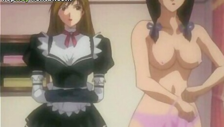 Hentai Shy Maid In Uniform Has To Satisfy Her Boss