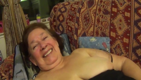 Bbw Granny Big Black Dildo