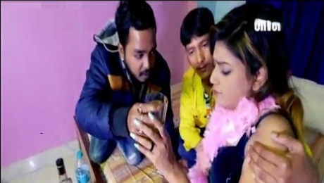 Indian Girl has threesome Hardcore sex