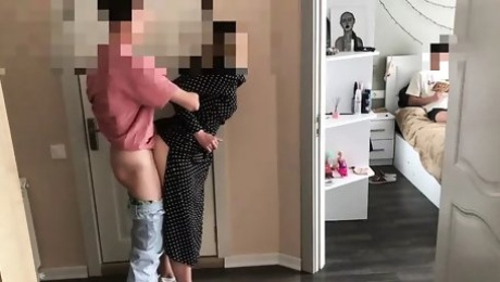 The wife brought her lover home and fucked him