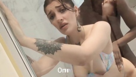 Indian College Girl Wet Soapy FUCK in the Hot Tub (BBC Interracial)